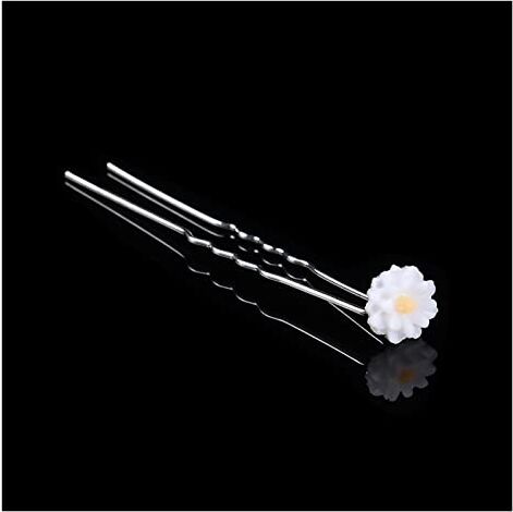 YPOSPDD 10/20Pcs Chic Crystal Rose Flower Hair Clips Wedding Hair Hair Pins Damigella d'onore Gioielli Accessori for capelli da donna (Color : 10Pcs-12)