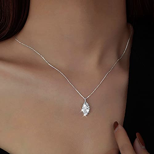 Atentuyi Boho Cz Foglia Collana Ciondolo Argento Strass Collana Foglia Cristallo Piccola Foglia Girocollo Foglia Strass Collana Cz Foglie Collana Semplice Gioielli Collana Per Le Donne E Le Ragazze