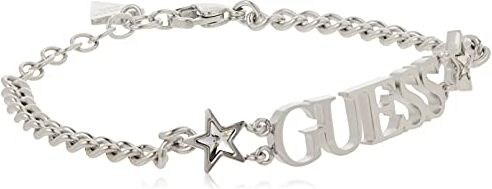 Guess BRACCIALE JEWELLERY CURB CHAIN LOGO & STARS, Única, Metallo, Nessuna pietra preziosa