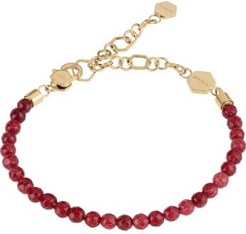 Breil Gioiello collezione KALEIDO, BRACCIALI da DONNA in ACCIAIO COLORATO colore ORO misura 21 con AGATA