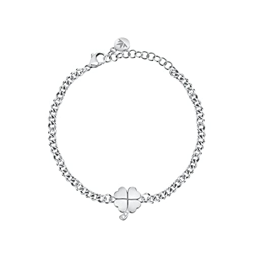 Morellato Maia Bracciale Donna in Acciaio, Cristalli SAUY12