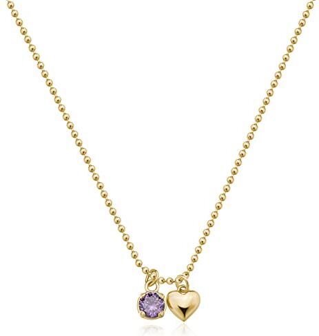 Brosway Collana Girocollo Donna In Acciaio Con Simbolo Cuore, Collana Donna Collezione Desideri BEIN011