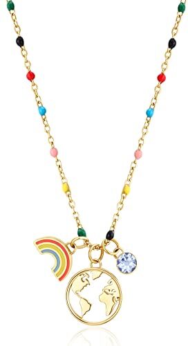 Brosway Collana Donna Con Simbolo Mondo   Collezione Chakra