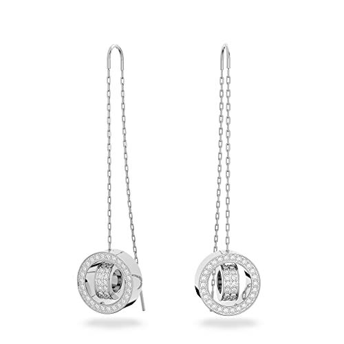 Swarovski Orecchini pendenti Hollow, Lunghi, Placcato rodio