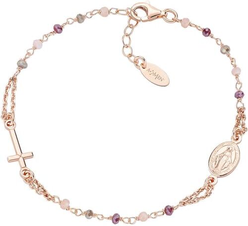 Amen. Bracciale Donna Rosari Cristalli Multicolor BRO10RARTO3