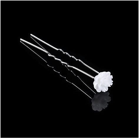 YPOSPDD 10/20Pcs Chic Crystal Rose Flower Hair Clips Wedding Hair Hair Pins Damigella d'onore Gioielli Accessori for capelli da donna (Color : 10Pcs-10)