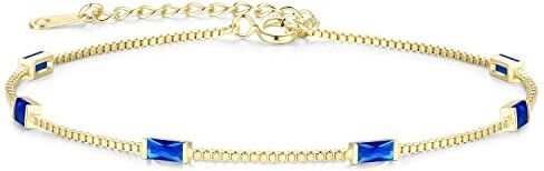 LOUISA SECRET Bracciale Donna Argento 925 Braccialetto Zirconi Cubici Placcato Oro Bracciali Donna Gioielli Regalo Natale Compleanno Festa Della Mamma per Moglie Amiche Amica