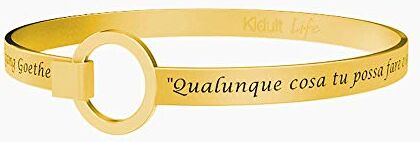 KIDULT Bracciale  QUALUNQUE COSA TU … GOETHE