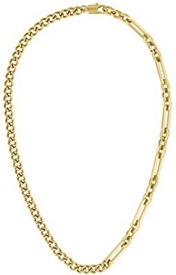 Boss Jewelry Collana a catena da uomo Collezione MATTINI in Acciaio Inossidabile, Oro (Yellow Gold), Taglia Unica