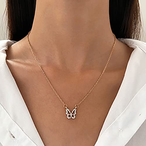 TseenYi Collana Farfalla Oro Collana Farfalla Cz Collana Farfalla Cristallo Collana Ciondolo Mini Farfalla Collana Catena Gioielli Per Donne E Ragazze Regali