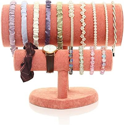 Generic Supporto Per Fascia Per Capelli Porta fascia Organizer Accessori for capelli Portaoggetti Espositore for fascia Porta fermagli for capelli for fermagli for capelli for bambina (Colore : Pink, Size :