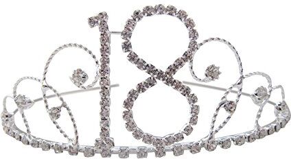 Pick A Gem 18th Birthday tiara 18th Crown 18th Birthday Gift 18th present Crystal Diamante 18th tiara