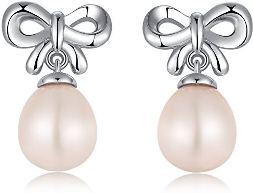 Miaofu Pearl Earrings Orecchini Perle Donna Orecchini Pendenti Perle  Orecchini Con Perle Anallergici Orecchini Perle Pendenti,Perle Goccia Orecchini,Orecchini Perle Oro Bianco,Orecchini Perle Argento