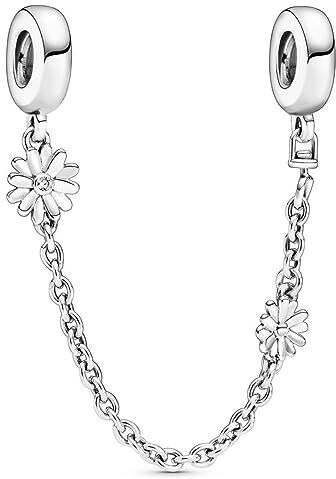 Pandora Safety Chain Bead  in argento per donna.