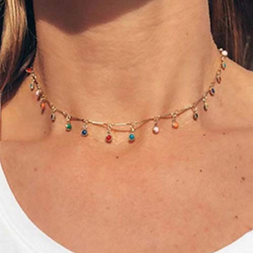 Bohend Boho Spiaggia Cavigliera Collana Impostare Oro Caviglia Bracciale Strass Cavigliere Perlina Regolabile Catena del piede Gioielli Per Donne E Ragazze (2 PCS)