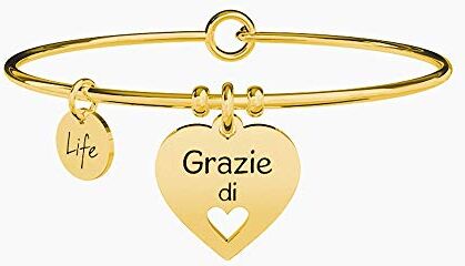 KIDULT Bracciale  CUORE   GRAZIE