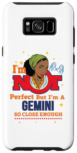 Gemini Shopp Custodia per Galaxy S8+ Non sono perfetta, sono solo un Gemelli, compleanno di maggio e giugno, donne