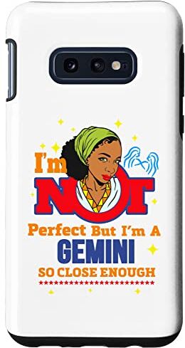 Gemini Shopp Custodia per Galaxy S10e Non sono perfetta, sono solo un Gemelli, compleanno di maggio e giugno, donne