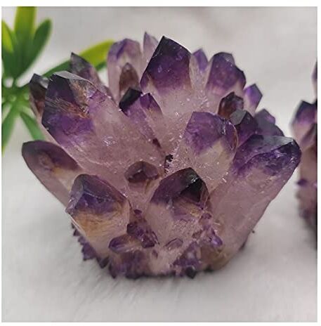 LABDIP decorazione della stanza 1 pz Cluster di ametista naturale Pietre grezze geode Reiki Cristallo di quarzo Pietra preziosa Rimuovi negativo (Size : 500-600g)