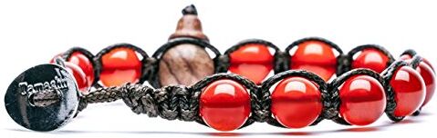 Tamashii Bracciale Tibetano in Agata Rosso Passione  MainApps