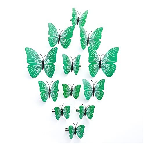 GERRIT Forcine Per Capelli Fata Cosplay Capelli Turchese Pin Solid Enchanted Forest Magical Bridal 12pcs / set HairClips Forcine Per Capelli Professionali (Color : Green)
