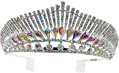 FRCOLOR 1 Pc Diadema Di Strass Cerchio Per Alla Moda Diadema Per Della Sposa Corone e Diademi Nuziali Diademi Della Regina Di Strass Mancare Gioielleria Nozze