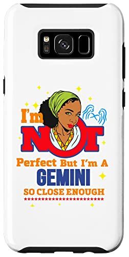 Gemini Shopp Custodia per Galaxy S8+ Non sono perfetta, sono solo un Gemelli, compleanno di maggio e giugno, donne
