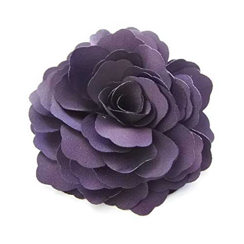 Meilliwish Camelie Fiore Clip di capelli pin spilla(A74)(Viola)