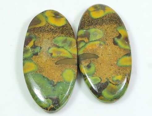 Generic 12X25X05MM FRUTTA NATURALE DIASPER COPPIA OVALE CABOCHON PIETRA PREZIOSA SFUSTA SK-202