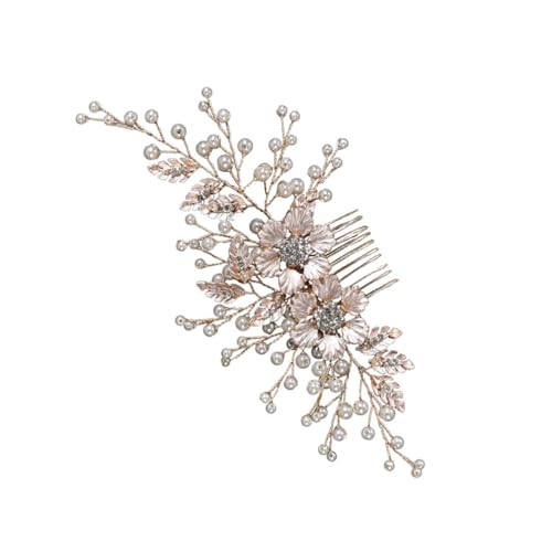 Ipetboom accessori per copricapo di strass Nozze argento tiara arredamento gioielli per la decorazione dei da sposa pettine per sposa perla Moda decorare gioielleria