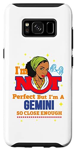 Gemini Shopp Custodia per Galaxy S8 Non sono perfetta, sono solo un Gemelli, compleanno di maggio e giugno, donne
