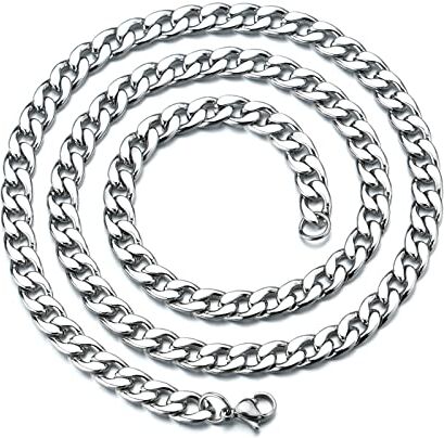 YLLZJ Collana A Catena Cubana Per Uomo E Donna 1.6-6 Mm-gioielli Di Moda In Acciaio Inossidabile Acciaio/placcato In Oro