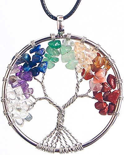 ORYCOOL Collana Albero della Vita, Collana Pendente Ragazze, Gioielli da Donna, Regalo per Donne Mamma Nonna Fidanzata Festa della Mamma Regalo San Valentino