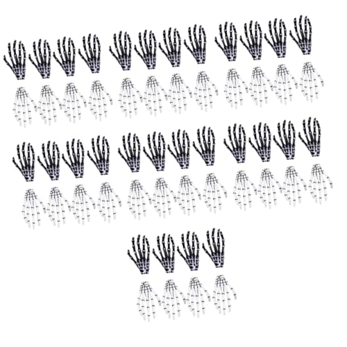 Amosfun 56 Pcs Scheletro Osso Clip Di Zampa Ornamento Scheletro Forcine Halloween Tornante Clip Di Del Cranio Nero Tiara Halloween Barrettes Demone Blush Di Plastica