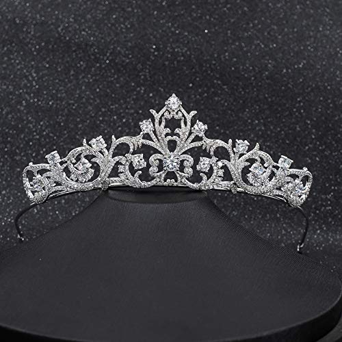 SEPBRIDALS 5A Cubic Zirconia CZ Sposa Diadema Diadema per Matrimonio Compleanno Donne Accessori per Capelli Gioielli