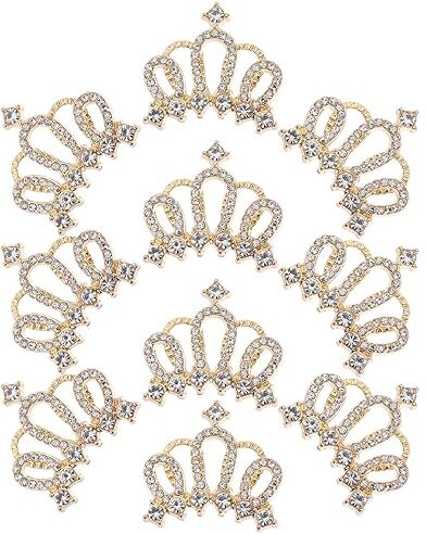 minkissy 10 Pezzi Accessori Di Diamanti Collane Di Cristalli Strass Per Artigianato Accessori Per Per Bambini Fai Da Te Accessori D'epoca Tiara Borse Lega Bambino Cristallo