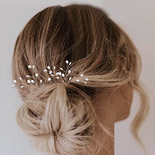 Wendalern Spille Per Capelli Matrimonio Sposa Perla Spilla Capelli Perla Coltivata Barretta Per Capelli Perla D'oro Fermaglio Per Capelli Accessori Decorativi Per Capelli Per Le Donne E Le Ragazze