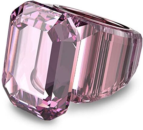 Swarovski Anello cocktail Lucent, Rosa