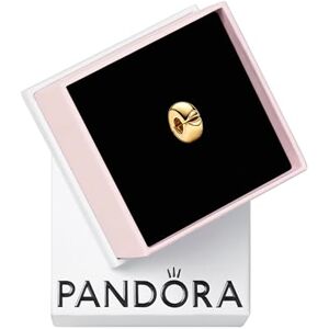 PANDORA Moments Charm rotondo in argento sterling con lega di metallo dorata, compatibile Moments, Gold, Argento sterling, Nessuna pietra preziosa PANDORA Moments Charm rotondo in argento sterling con lega di metallo dorata, compatibile Moments, Gold, Argento sterling, Nessuna pietra preziosa