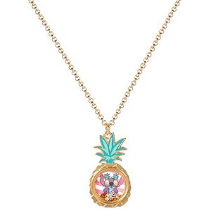 Disney Lilo & Stitch Ciondolo Multicolore con Pietre galleggianti Disney Lilo & Stitch Ciondolo Multicolore con Pietre galleggianti