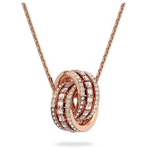 Swarovski Pendente Further, Bianco, Placcato Oro Rosa Swarovski Pendente Further, Bianco, Placcato Oro Rosa