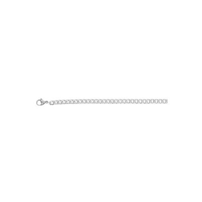 iXXXi Men Collana Flat Chain Argento 60cm, 60cm, Acciaio inossidabile, Nessuna pietra preziosa iXXXi Men Collana Flat Chain Argento 60cm, 60cm, Acciaio inossidabile, Nessuna pietra preziosa