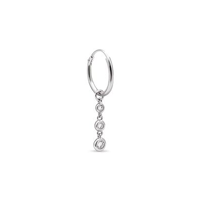 SINGULARU Orecchino da donna Triple Spark Argento SINGULARU Orecchino da donna Triple Spark Argento