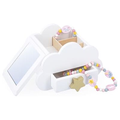 Janod Portagioie con Aperture segrete, con 1 Braccialetto Unicorno e 1 Collie Unicorno, con cassetto e Specchio, 17cm x 11cm, Regalo di Compleanno Ottime, da 3 Anni, Janod Portagioie con Aperture segrete, con 1 Braccialetto Unicorno e 1 Collie Unicorno, con cassetto e Specchio, 17cm x 11cm, Regalo di Compleanno Ottime, da 3 Anni,