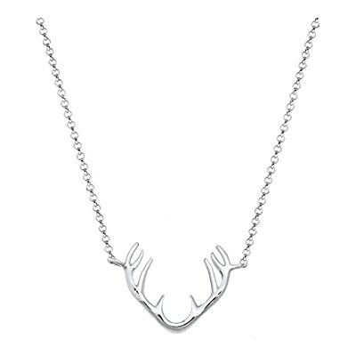 Elli Collana Donna Ciondolo in corna di renna in argento 925 Elli Collana Donna Ciondolo in corna di renna in argento 925