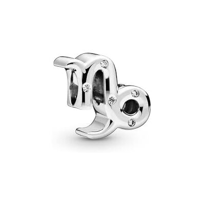 PANDORA Ciondolo con segno del capricorno in argento Sterling con zirconia cubica trasparente PANDORA Ciondolo con segno del capricorno in argento Sterling con zirconia cubica trasparente