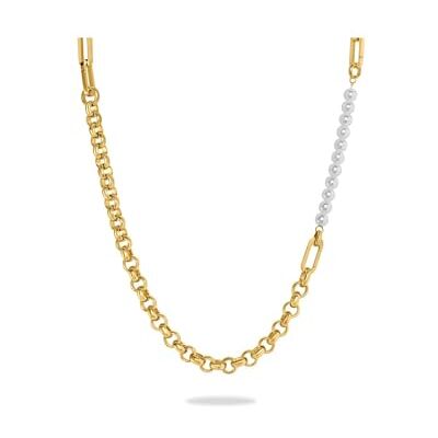 iXXXi Connect Collana composita Oro, 55cm, Acciaio inossidabile, Nessuna pietra preziosa iXXXi Connect Collana composita Oro, 55cm, Acciaio inossidabile, Nessuna pietra preziosa