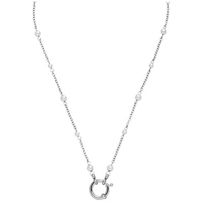 Purelei Collana con ciondolo con perle catena regolabile in acciaio inox con perle di conchiglia Combinabile individualmente con charms Look elegante per tutti i giorni e momenti speciali Purelei Collana con ciondolo con perle catena regolabile in acciaio inox con perle di conchiglia Combinabile individualmente con charms Look elegante per tutti i giorni e momenti speciali