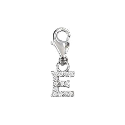 Depesche Charms Express Yourself-Ciondolo per collane e bracciali, Lettera E, Placcato Argento, Come Piccolo Regalo, Multicolore, Normal Depesche Charms Express Yourself-Ciondolo per collane e bracciali, Lettera E, Placcato Argento, Come Piccolo Regalo, Multicolore, Normal