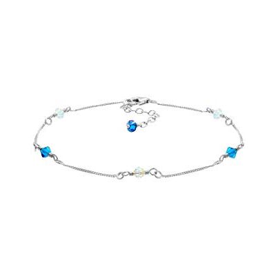 Elli Cavigliera da Donna, in Argento 925 con Cristallo Elli Cavigliera da Donna, in Argento 925 con Cristallo